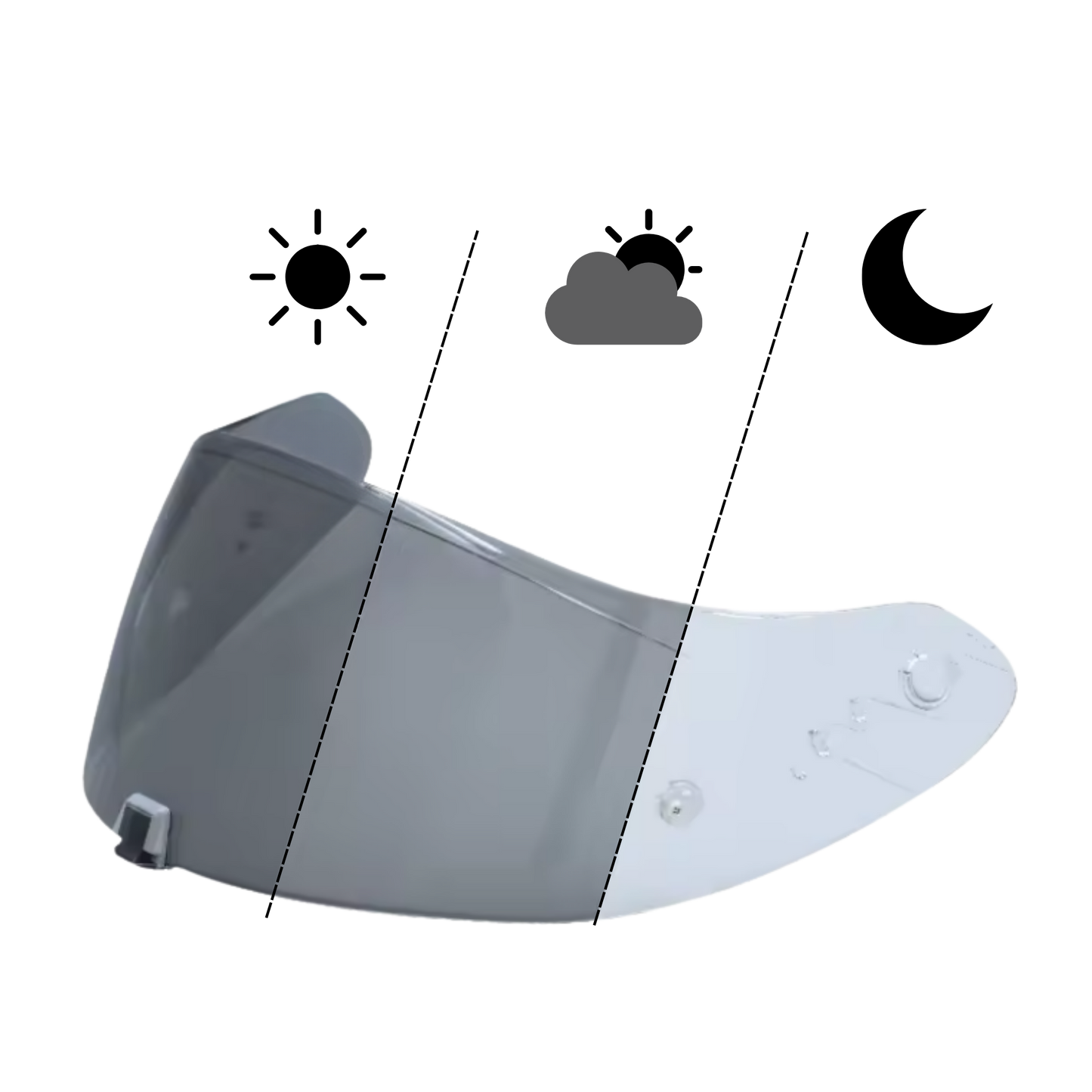 Visera Fotocromática para Scorpion R1 / EXO 1400 / EXO 520 / EXO 391