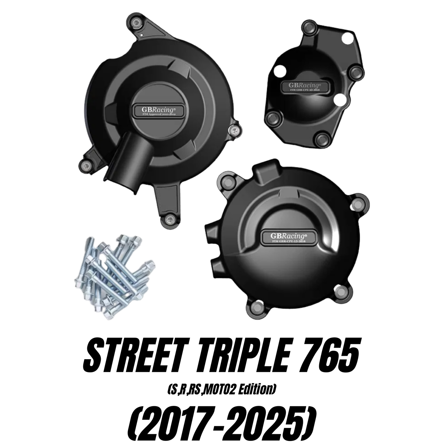 Kit de Protección para Motor: Triumph Street Triple 765 S / R / RS / Moto2 (2017-2025)