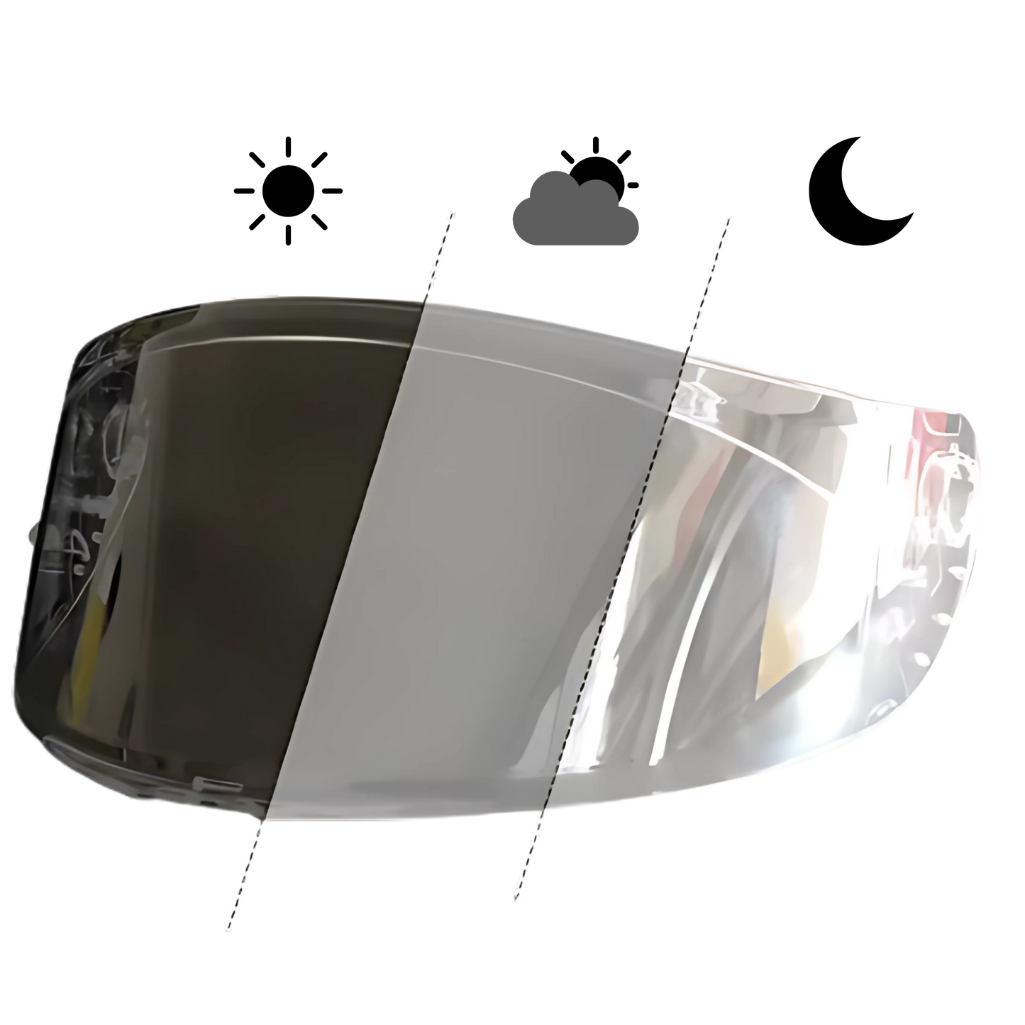 Visera Fotocromática MT-HELMETS