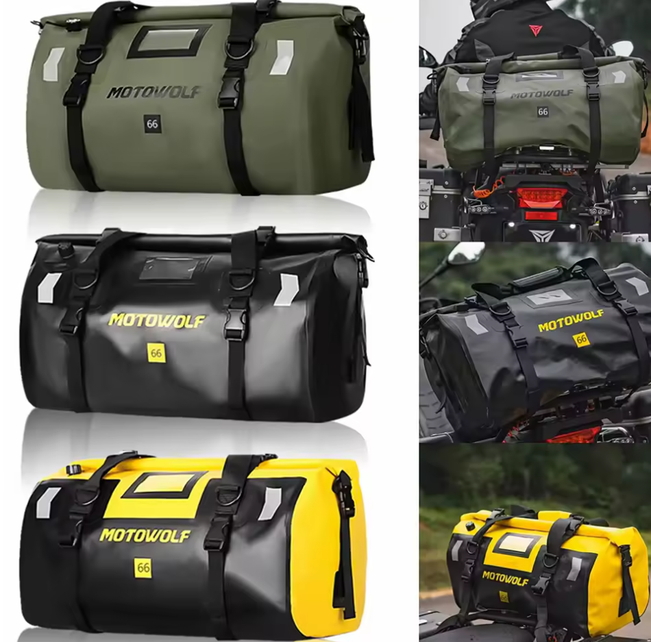 Bolsa Trasera Impermeable para Moto