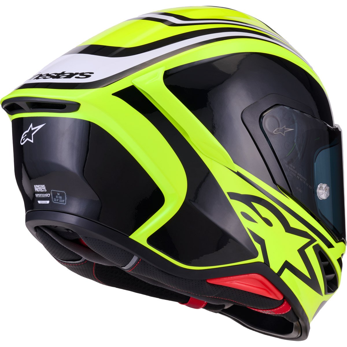 Casco Alpinestars Supertech R7 Zeal Yellow / Black