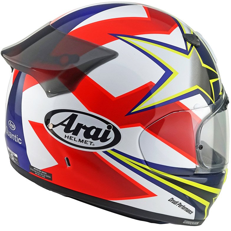 Casco Arai Quantic Star & Stripes Red