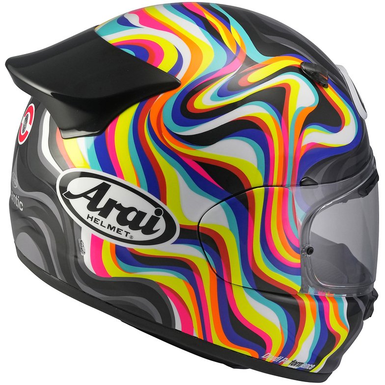 Casco Arai Quantic Swirl White