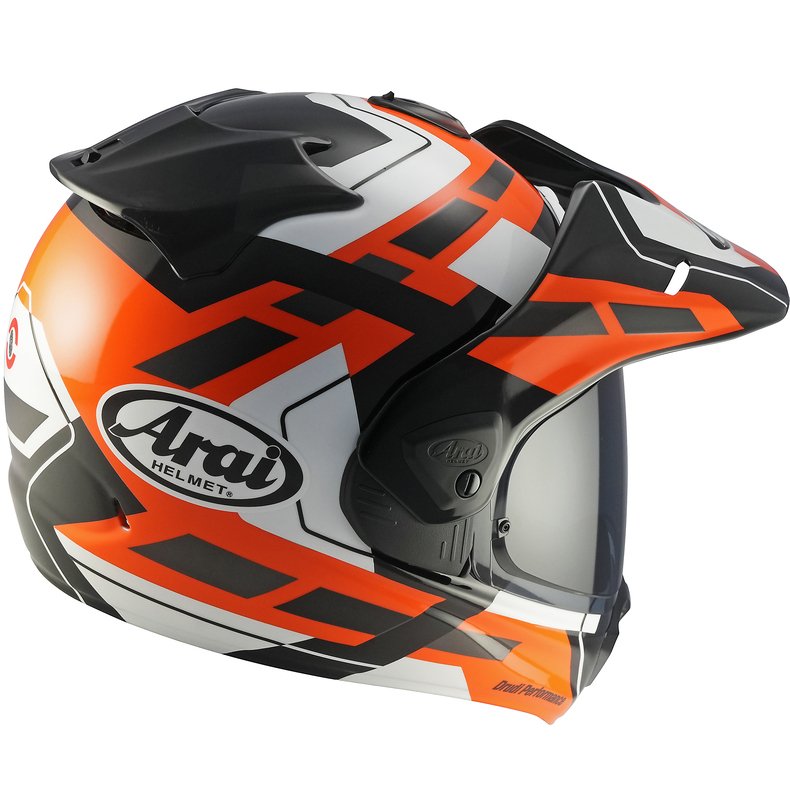 Casco Arai Tour-X5 Match Orange / Black / White