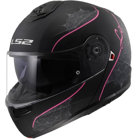 Casco LS2 FF908 Strobe II Lux Matt Black / Pink