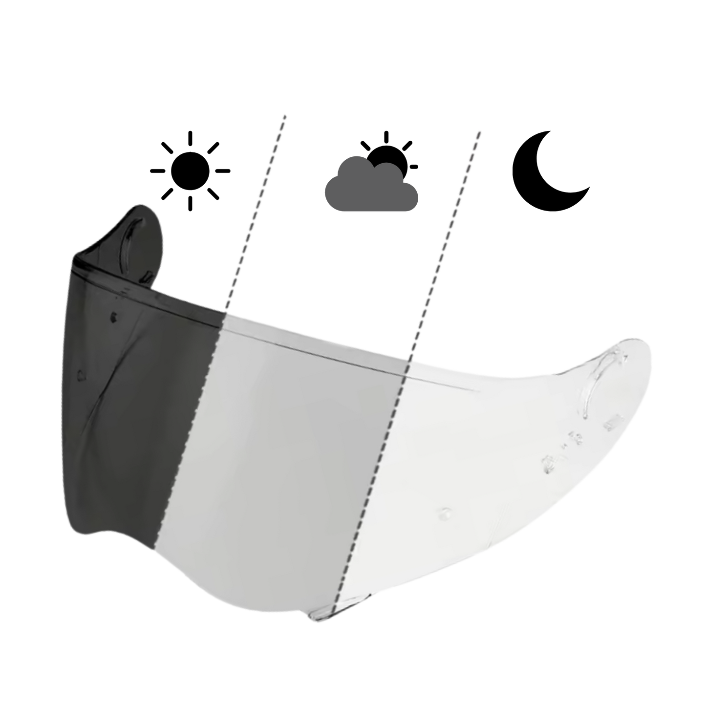 Visera Fotocromática para Shoei Hornet ADV