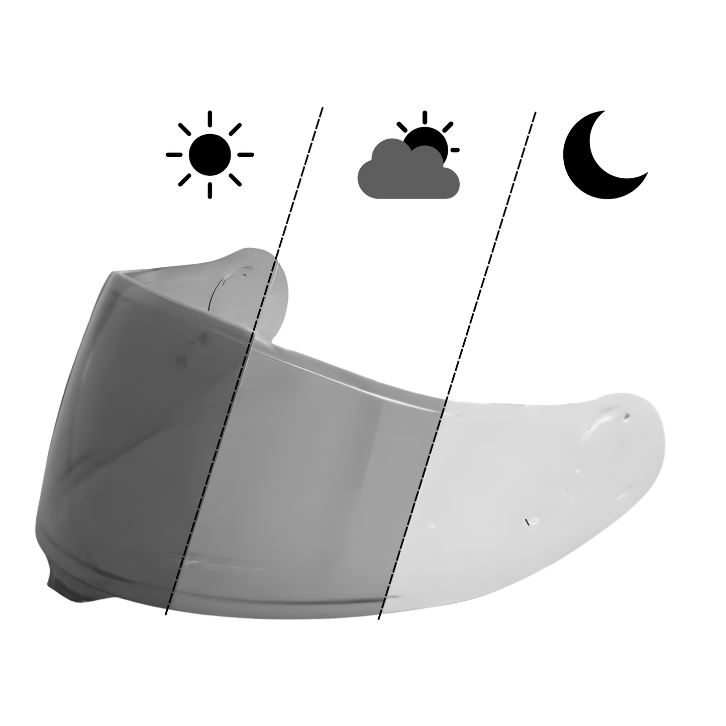 Visera Fotocromática para SHOEI GT-Air 3 Series