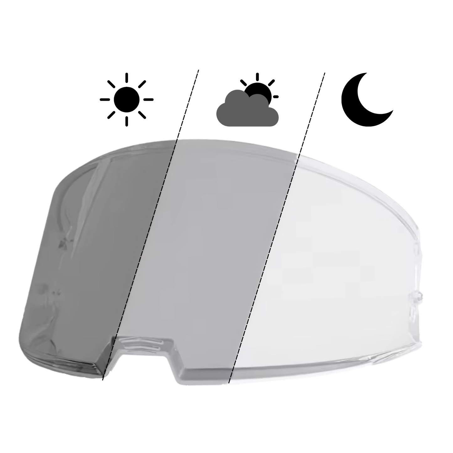 Visera Fotocromática para LS2 FF906 Advant