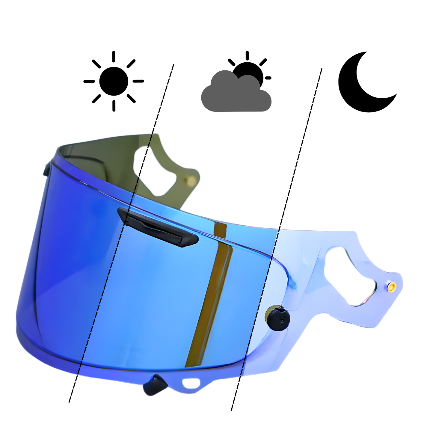 Visera Fotocromática para Casco Arai PROFILE V / RX-7X / RX-7V / RX-7V EVO / NEO / ASTRO-GX / XD / ASTRAL-X / VECTOR-X / DEFIANT-X / CORSAIR-X / ASTRO-GX / VAS-V / QUANTIC / CONCEPT / CONCEPT XE