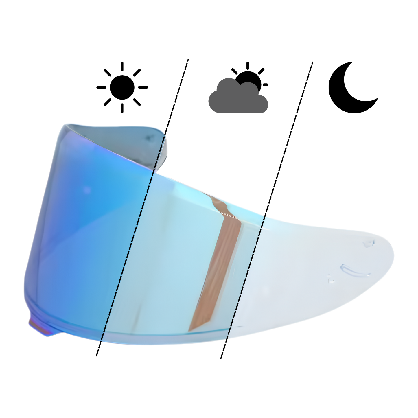 Visera Fotocromática para SHOEI NXR2 / X-SPR PRO / RF-1400 / Z8