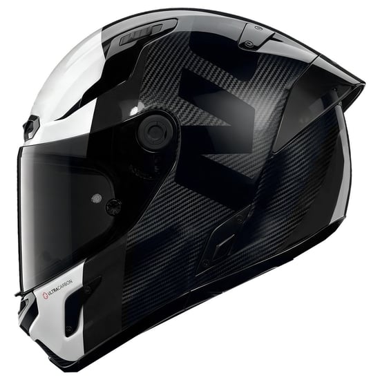Casco Nolan X-804 ST Ultra Carbon Stacco Black / White / Black