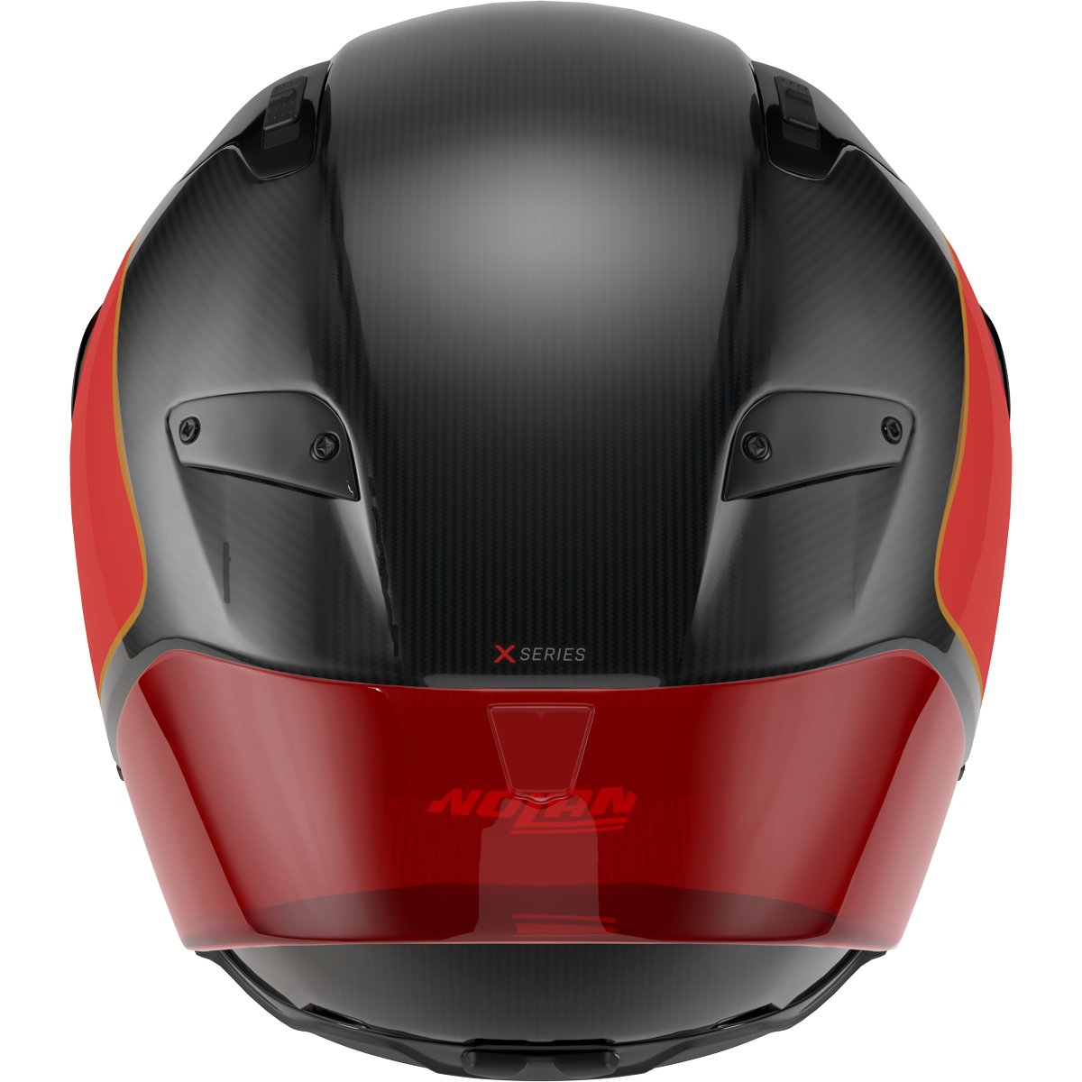 Casco Nolan X-804 RS Ultra Carbon Asso Di Picche Carbon / Red / Sand