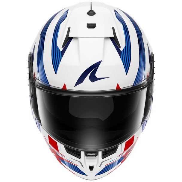 Casco Shark D-Skwal 3 Dashed White / Blue / Red