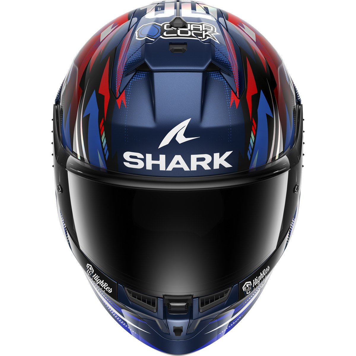Casco Shark Skwal Cup Replica Zarco Blue / Chrom / Red