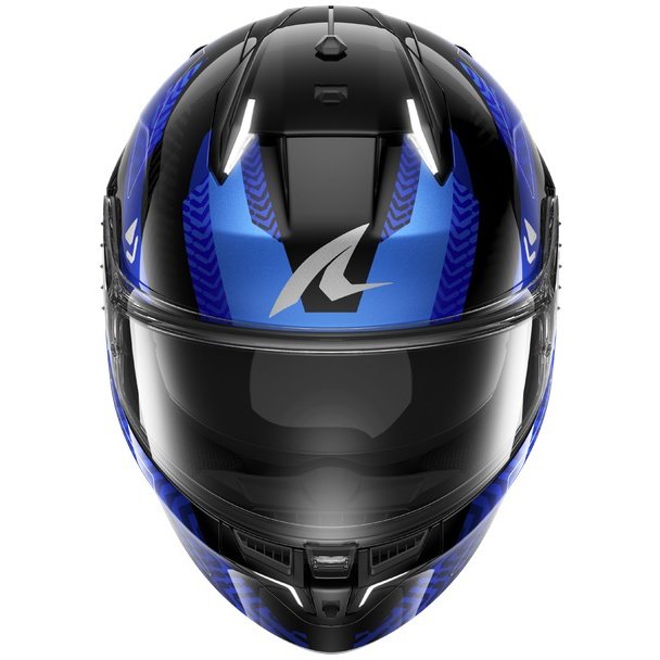 Casco Shark Skwal i3 Ready Black / Chrom / Blue