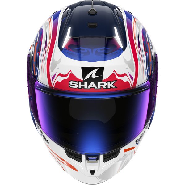 Casco Shark Skwal i3 Replica Zarco White / Violet / Blue