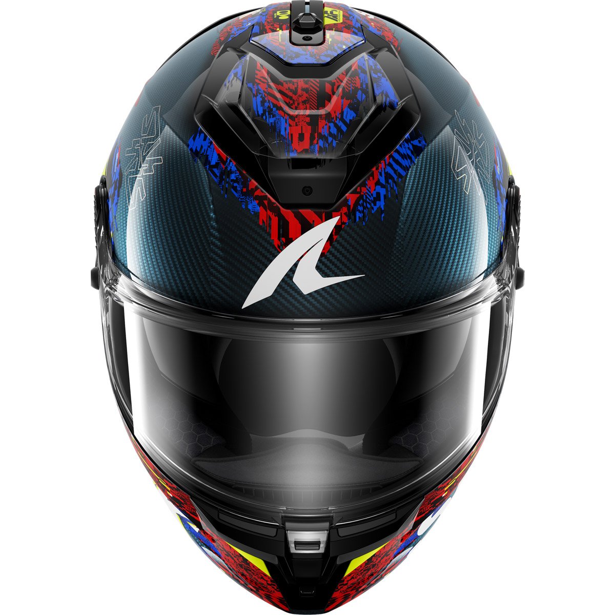Casco Shark Spartan GT Pro Carbon Speed-Vib Carbon / Blue / Red