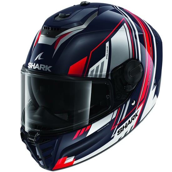 Casco Shark Spartan RS Byhron Blue / Red / Chrom