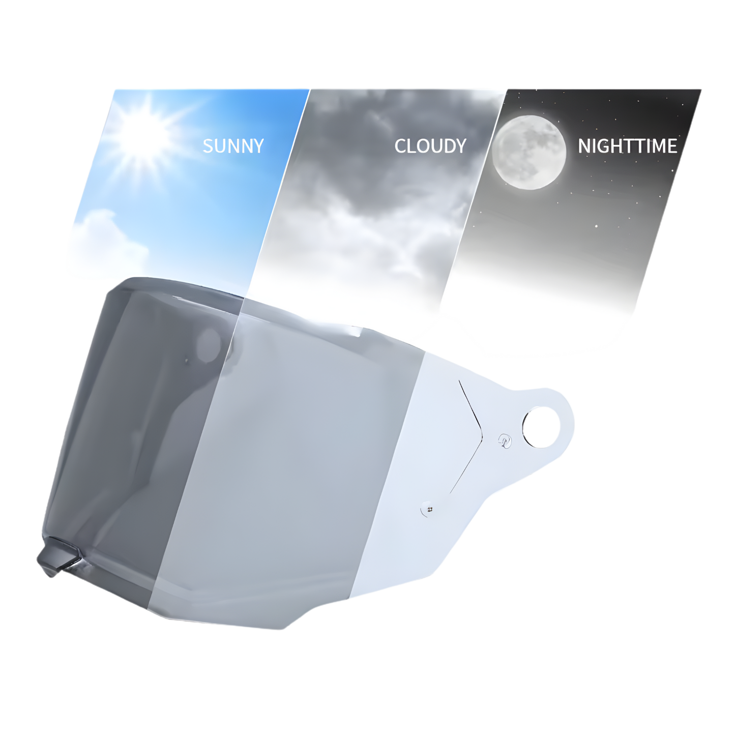 Visera Fotocromática para LS2 MX701 Explorer