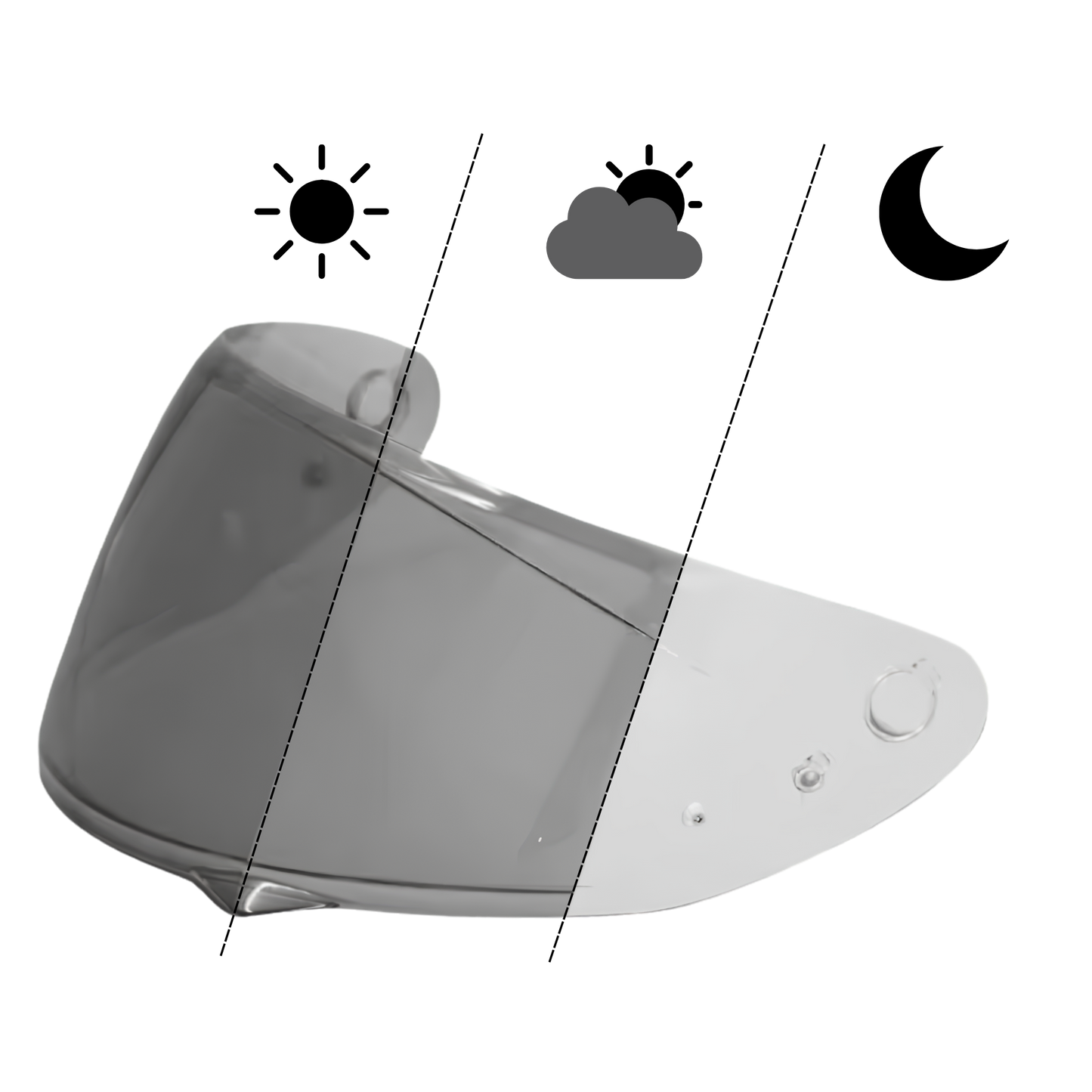 Visera Fotocromática HJC C10