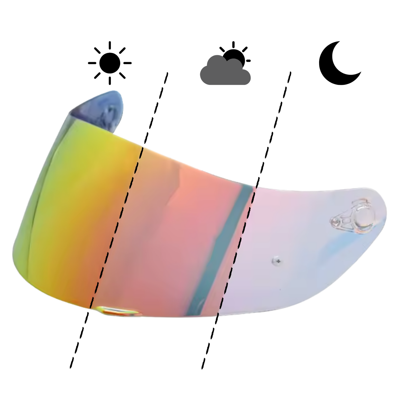 Visera Fotocromática para AGV K5 / K5S / K3 SV / K3-SV / K1 / K1S / Compact ST