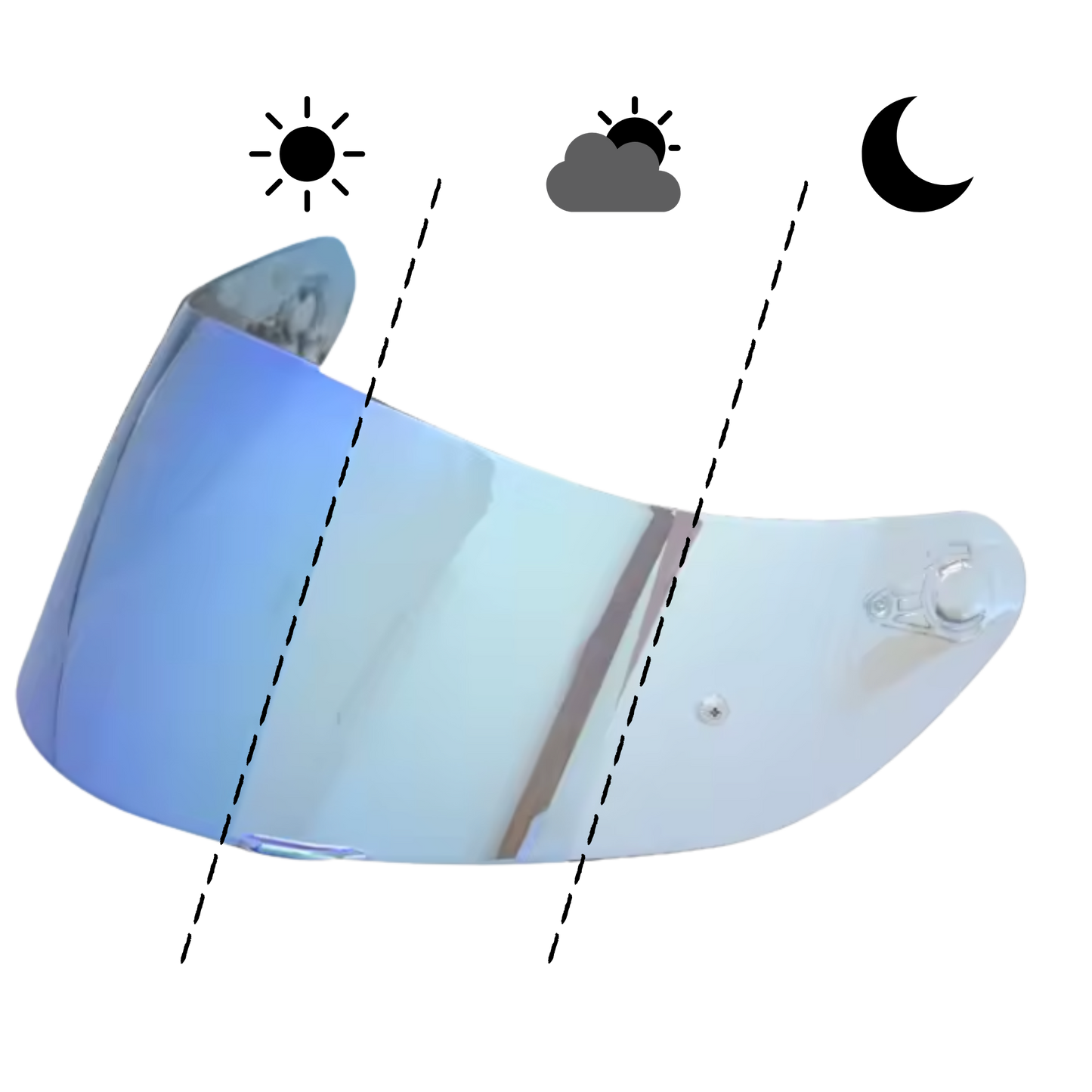 Visera Fotocromática para AGV K5 / K5S / K3 SV / K3-SV / K1 / K1S / Compact ST