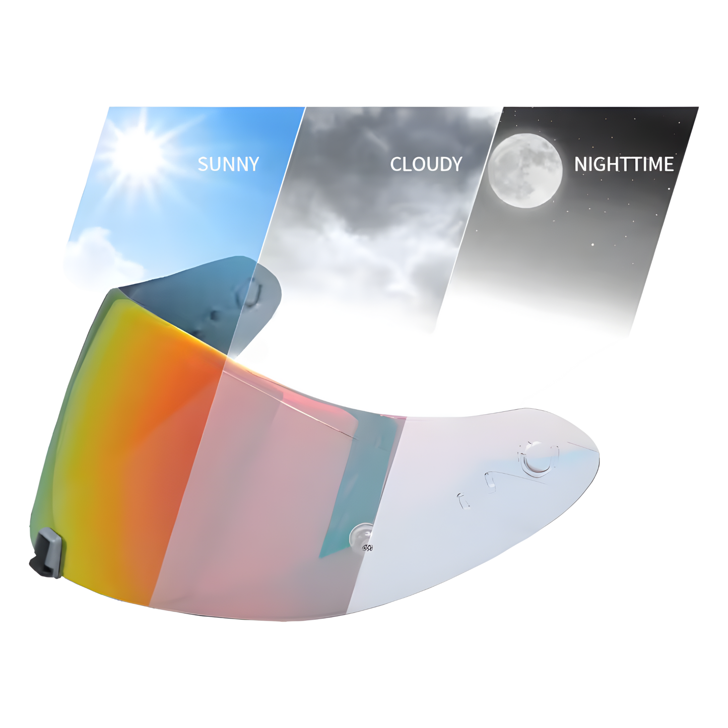 Visera Fotocromática para Scorpion R1 / EXO 1400 Carbon / EXO 520