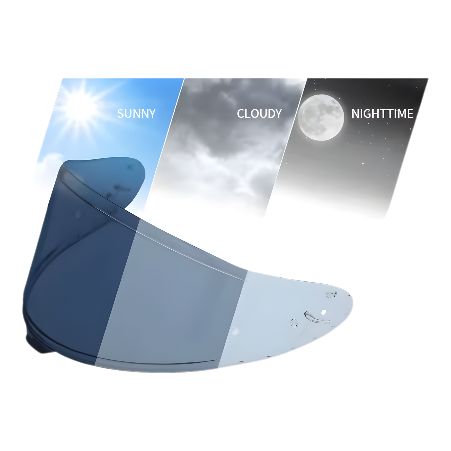 Visera Fotocromática para SHOEI NXR2 / X-SPR PRO / RF-1400 / Z8