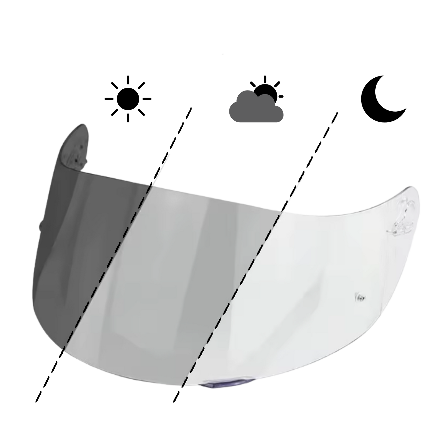 Visera Fotocromática para AGV K5 / K5S / K3 SV / K3 / K1 / K1S / Compact ST