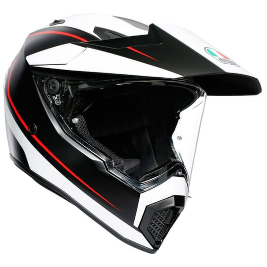 Casco AGV AX9 Pacific Road Matt Black / White / Red