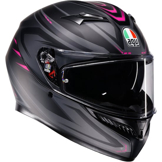 Casco AGV K3 MPLK Syth Matt Black / Pink