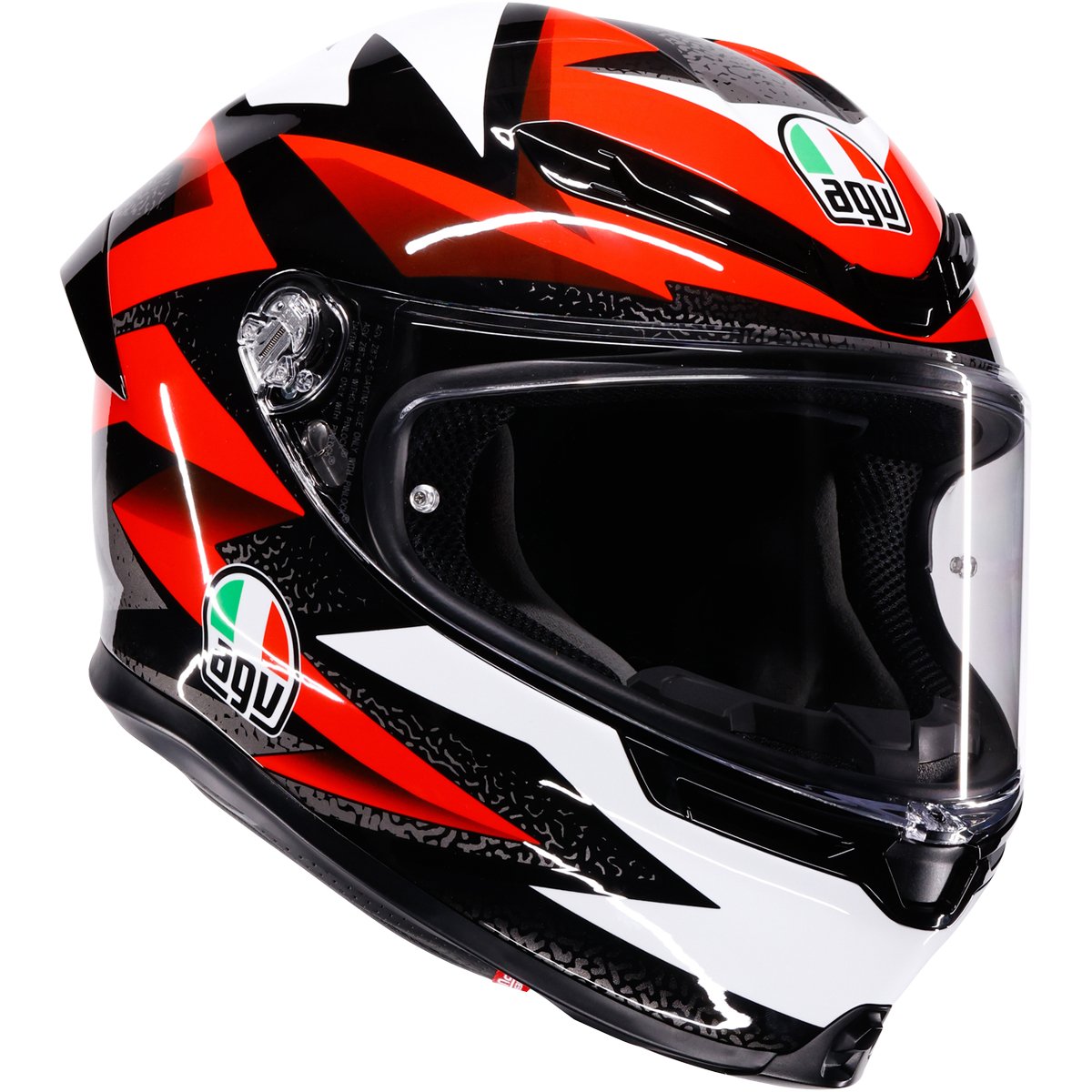 Casco AGV K6 S Braven Black / Red / White