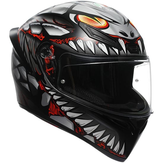 Casco AGV K1 S Lyzard Black / Grey / Red