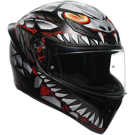 Casco AGV K1 S Lyzard Black / Grey / Red