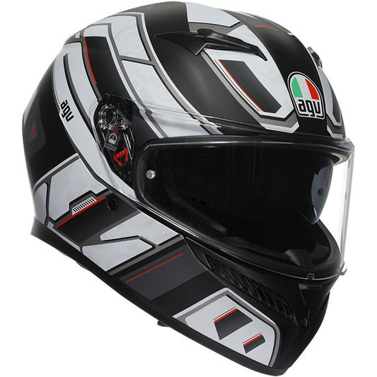 Casco AGV K3 MPLK Rivia Matt Black / White