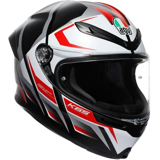 Casco AGV K6 S Karve Matt Black / White / Red