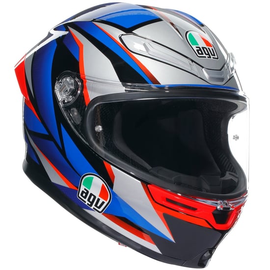 Casco AGV K6 S Slashcut Black / Blue / Red