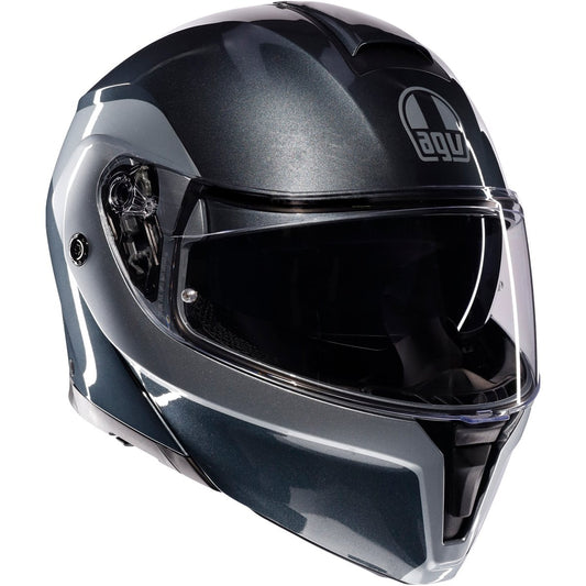 Casco AGV Streetmodular E2206 Levico Grey / Silver