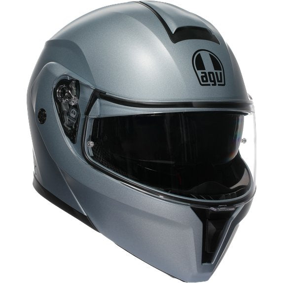 Casco AGV Streetmodular E2206 Matt Silver