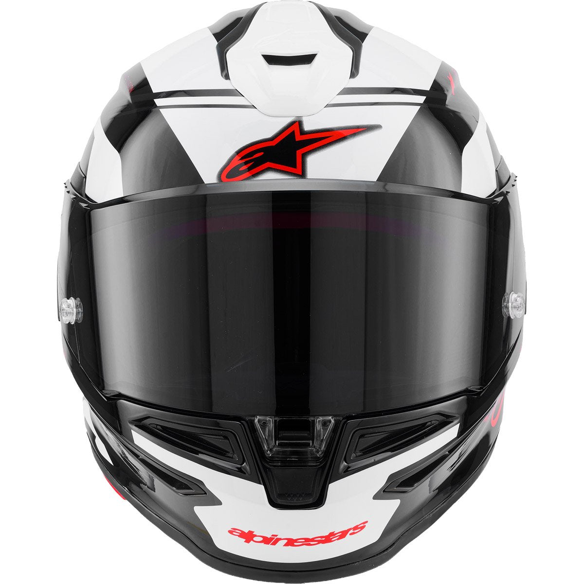 Casco Alpinestars Supertech R7 A-Core  Black / White / Red