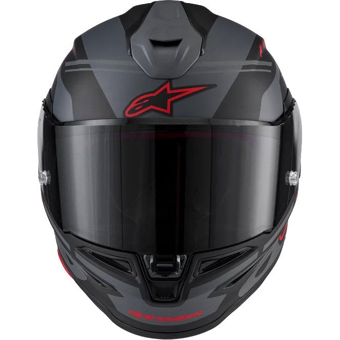 Casco Alpinestars Supertech R7 A-Core Black / Grey / Red