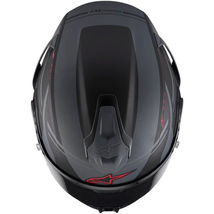 Casco Alpinestars Supertech R7 A-Core Black / Grey / Red