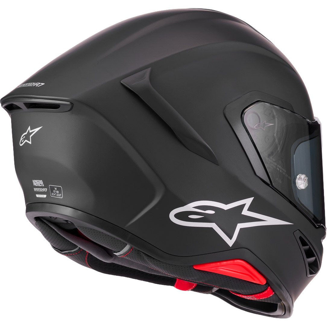 Casco Alpinestars Supertech R7 Solid Black Matte