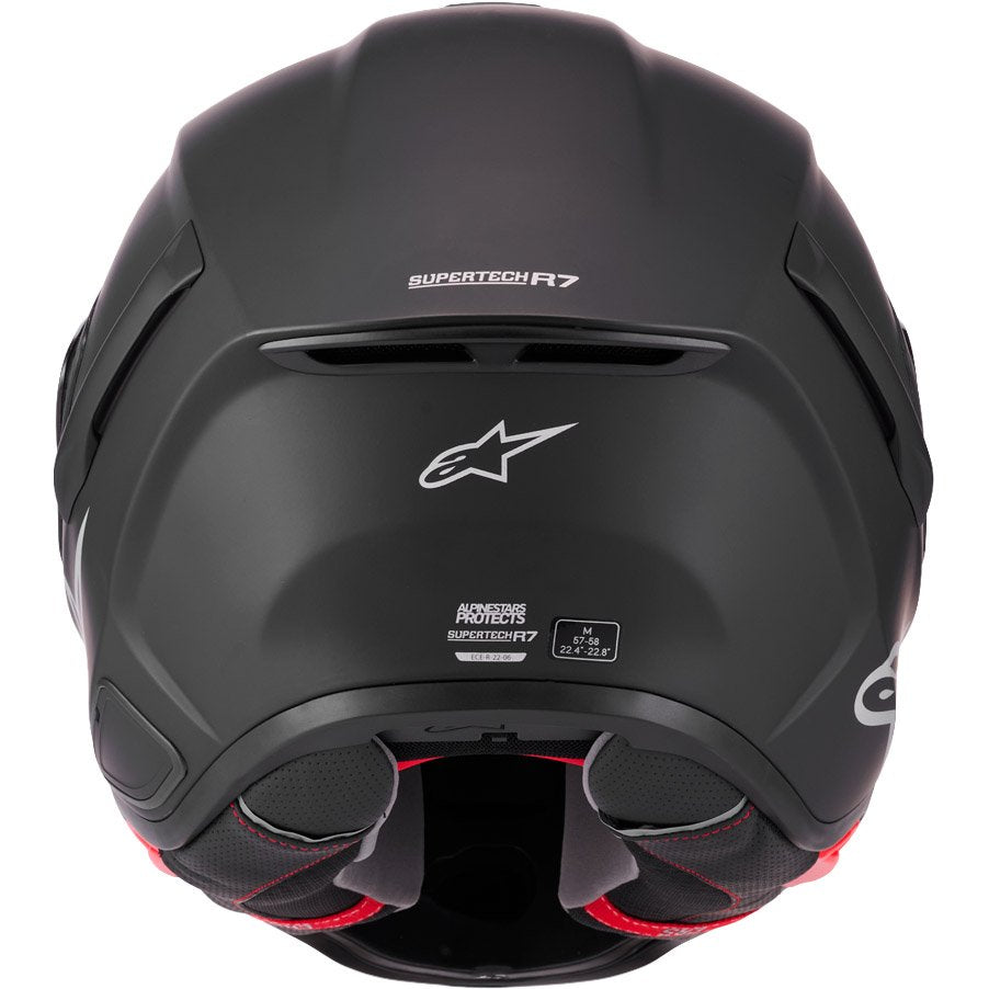 Casco Alpinestars Supertech R7 Solid Black Matte