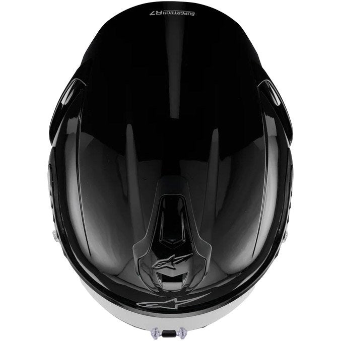Casco Alpinestars Supertech R7 Solid Black Glossy