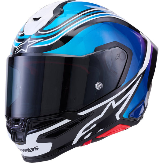 Casco Alpinestars Supertech R7 Zeal Black / Blue
