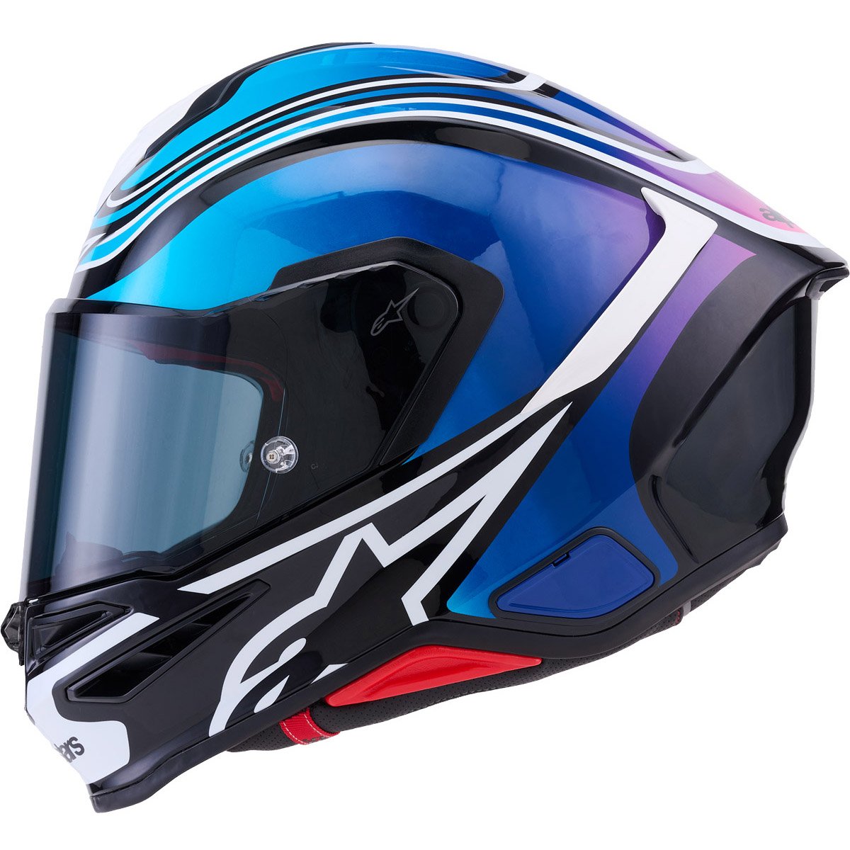 Casco Alpinestars Supertech R7 Zeal Black / Blue