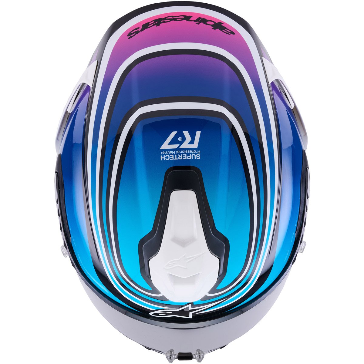 Casco Alpinestars Supertech R7 Zeal Black / Blue