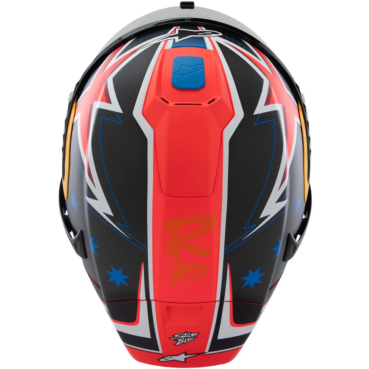 Casco Alpinestars Supertech R10 Miller LE Carbon / Red Matt