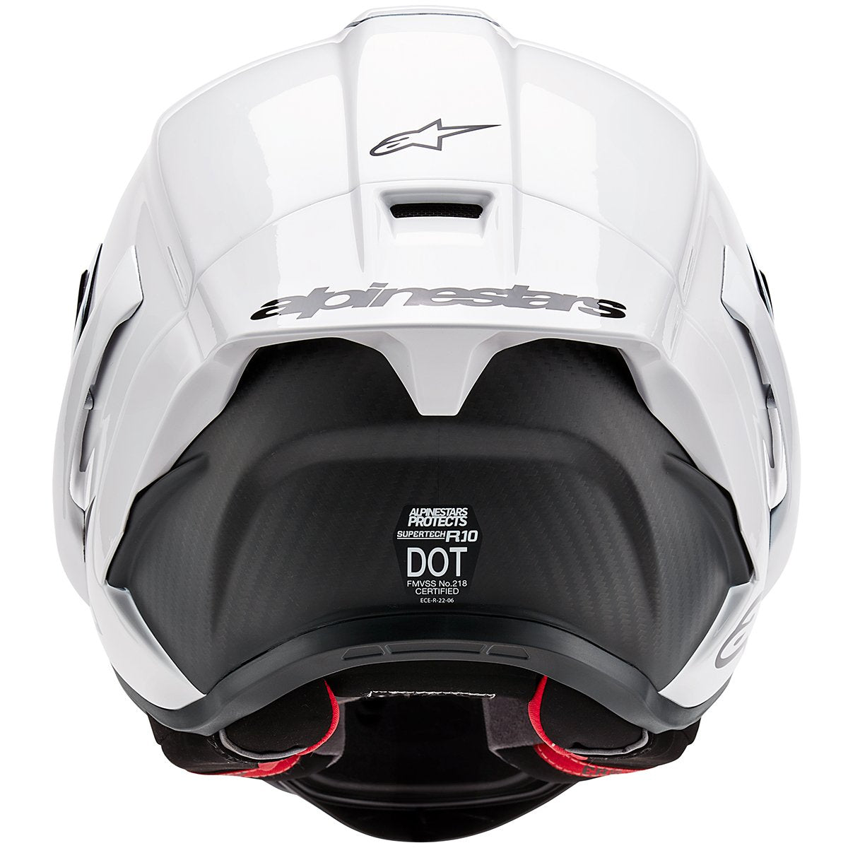 Casco Alpinestars Supertech R10 White / Black Matt